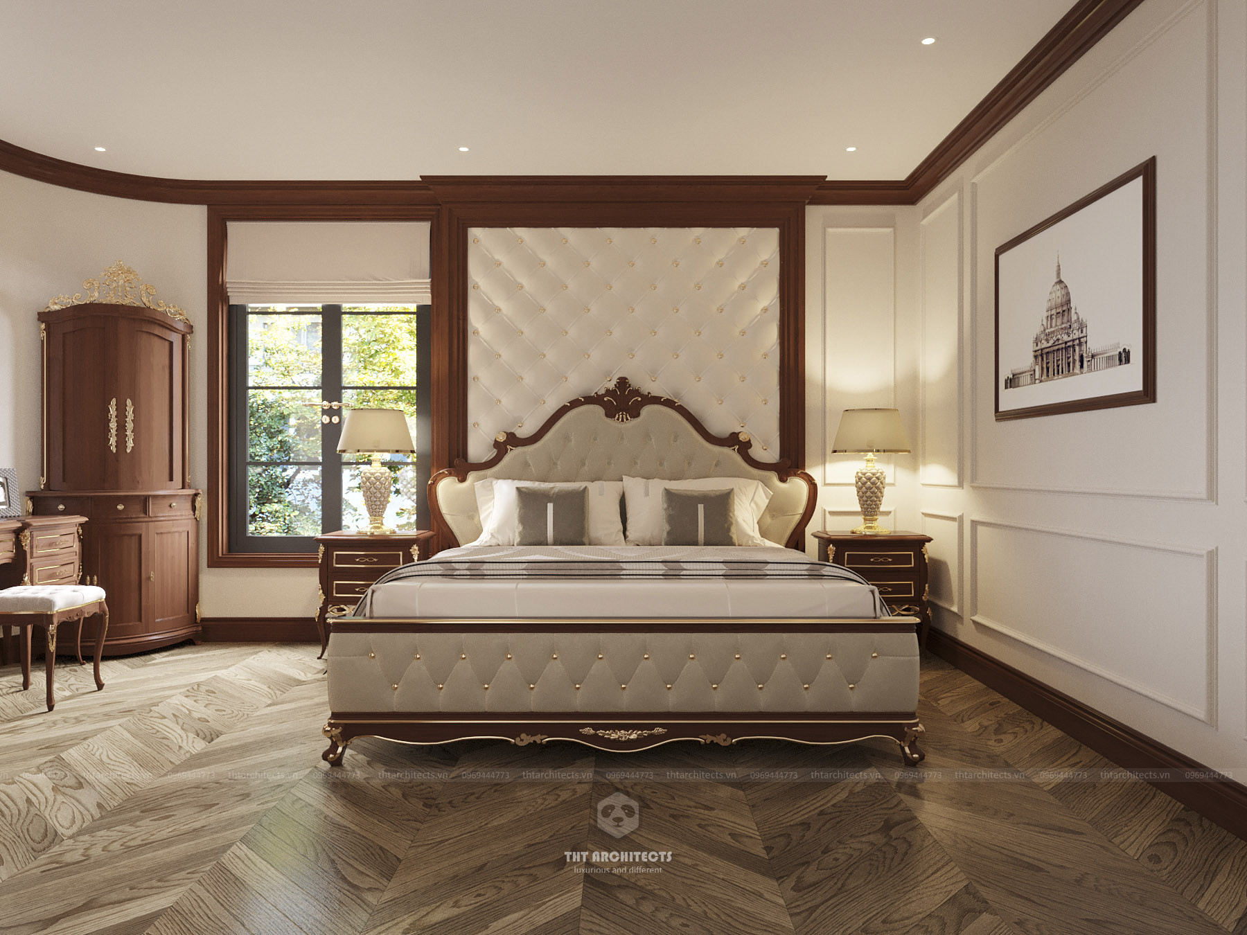 tht architects - Nhà phố cộng hòa - phòng ngủ master 03